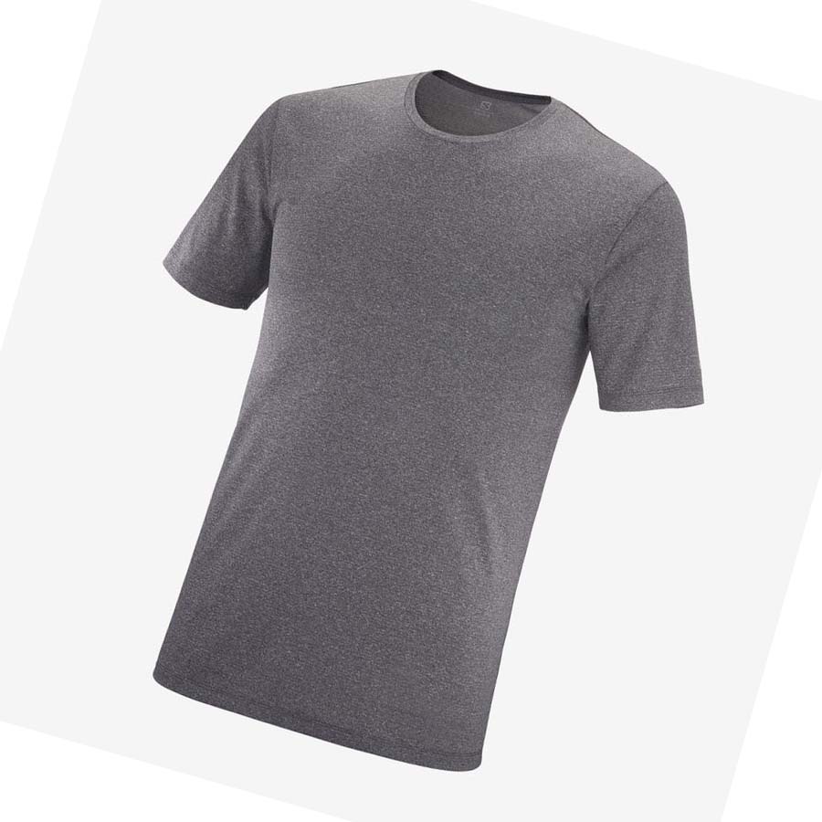 Camiseta Salomon AGILE TRAINING Hombre Grises | MX 3244KOR